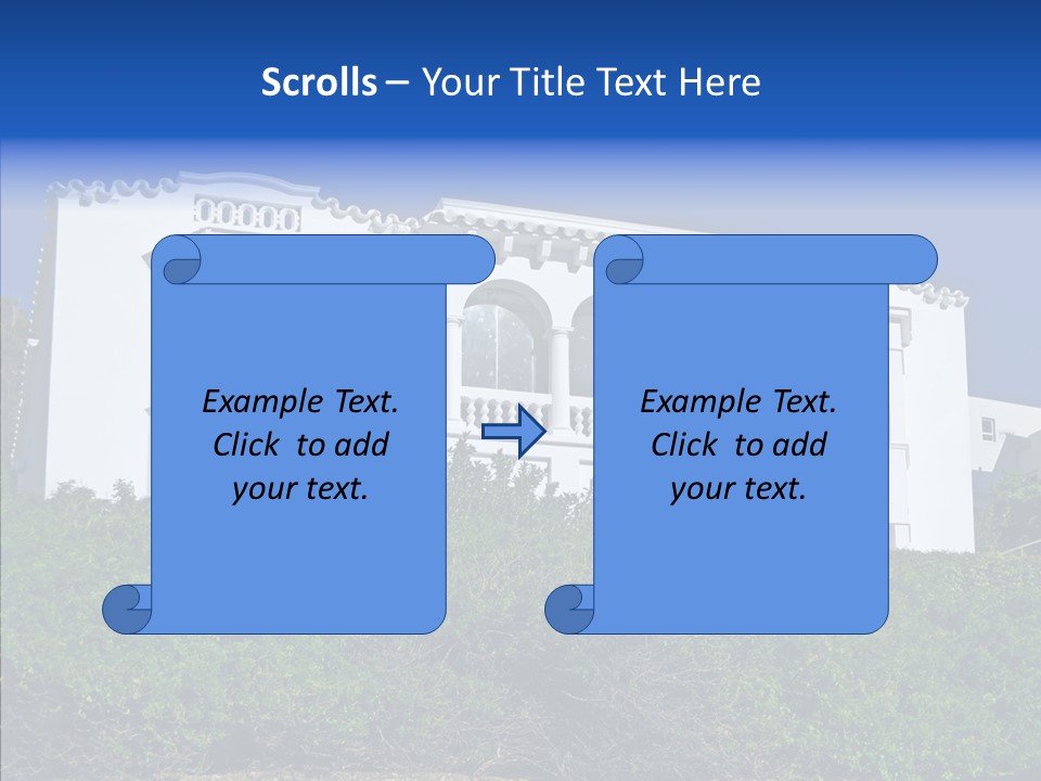 Home Brick Building PowerPoint Template