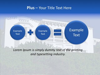 Home Brick Building PowerPoint Template