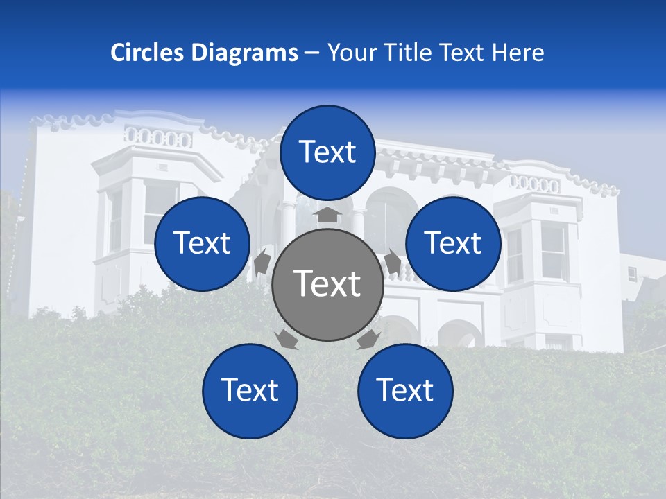 Home Brick Building PowerPoint Template