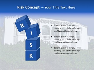 Home Brick Building PowerPoint Template