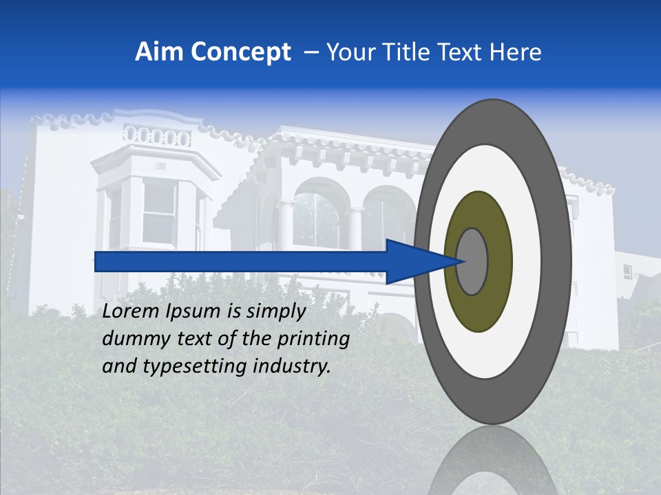 Home Brick Building PowerPoint Template