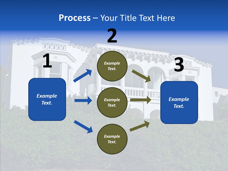 Home Brick Building PowerPoint Template