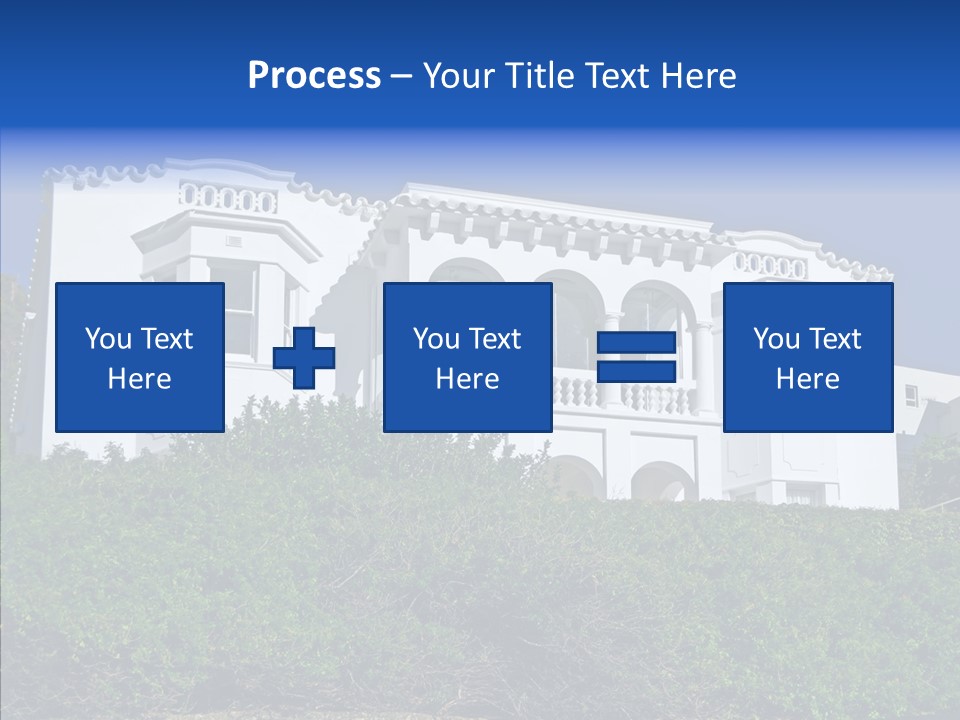 Home Brick Building PowerPoint Template