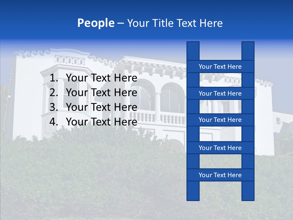 Home Brick Building PowerPoint Template