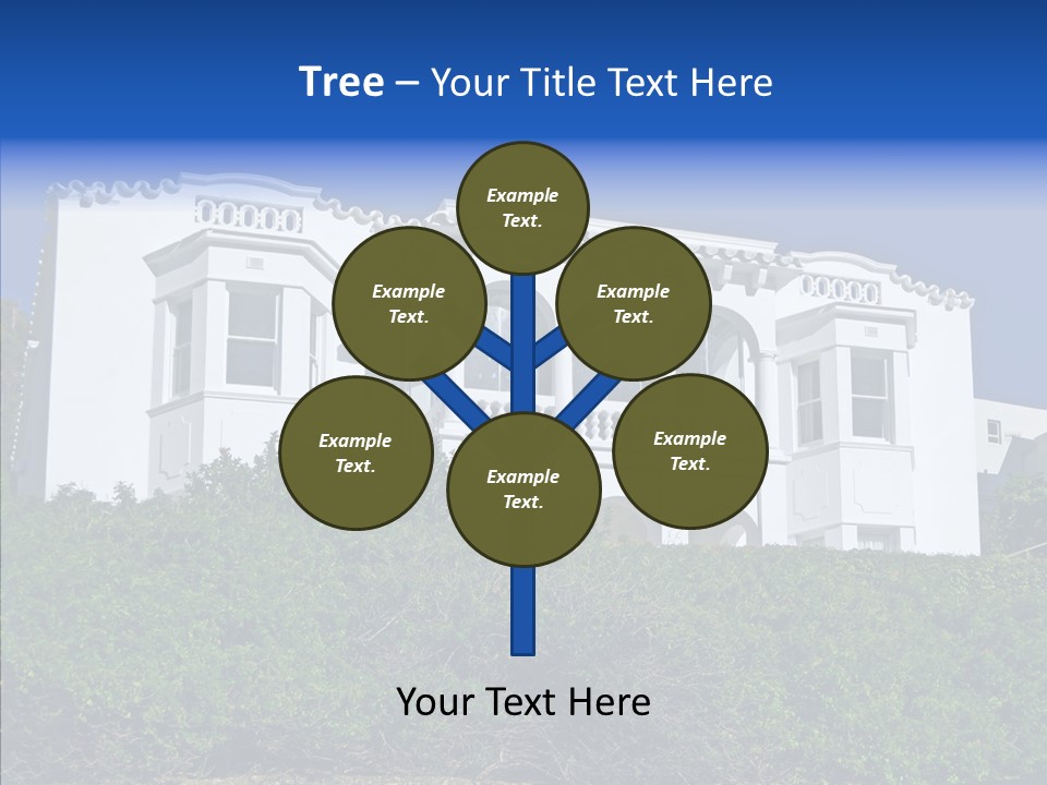 Home Brick Building PowerPoint Template