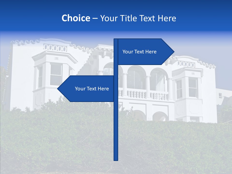 Home Brick Building PowerPoint Template