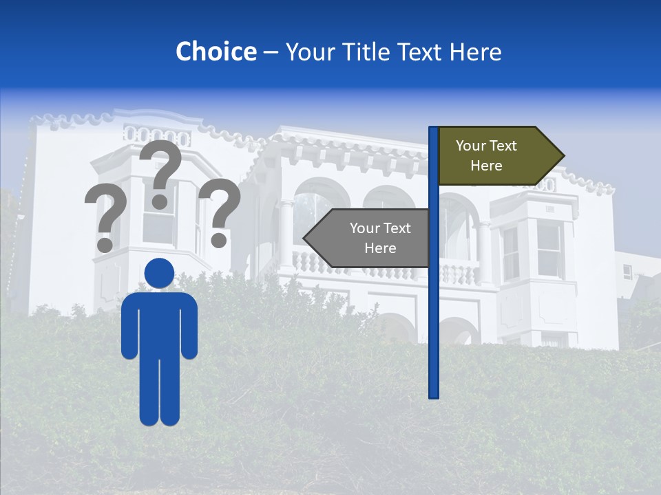 Home Brick Building PowerPoint Template