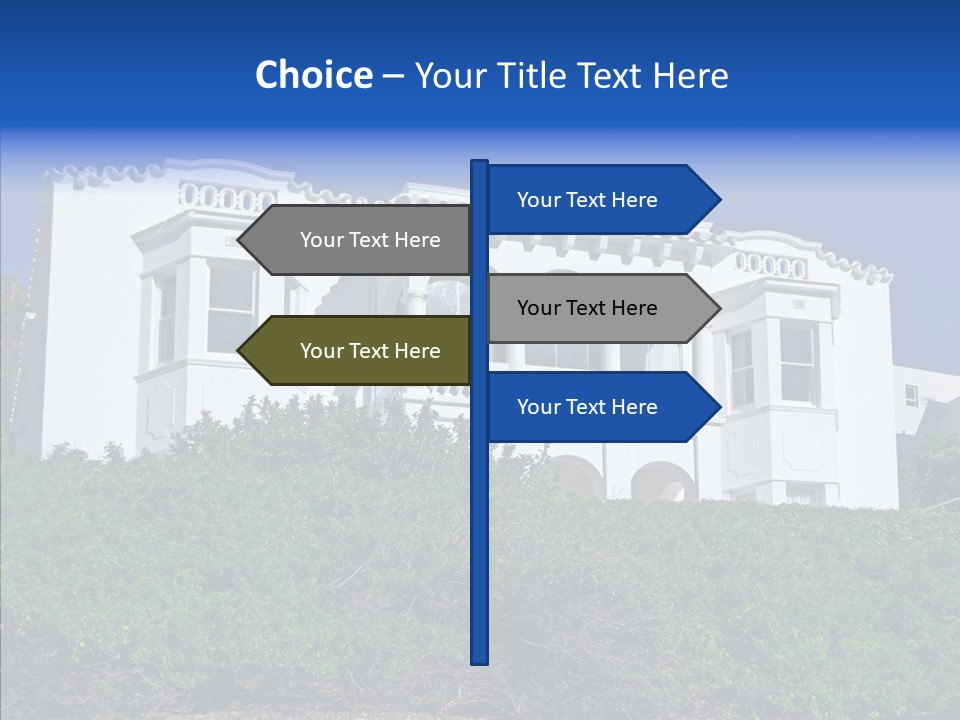 Home Brick Building PowerPoint Template