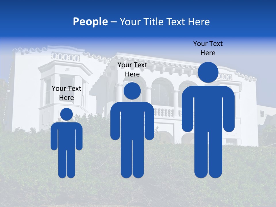 Home Brick Building PowerPoint Template