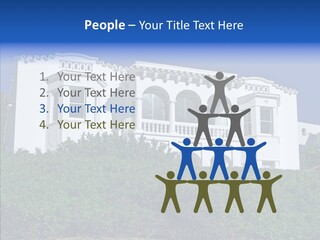 Home Brick Building PowerPoint Template
