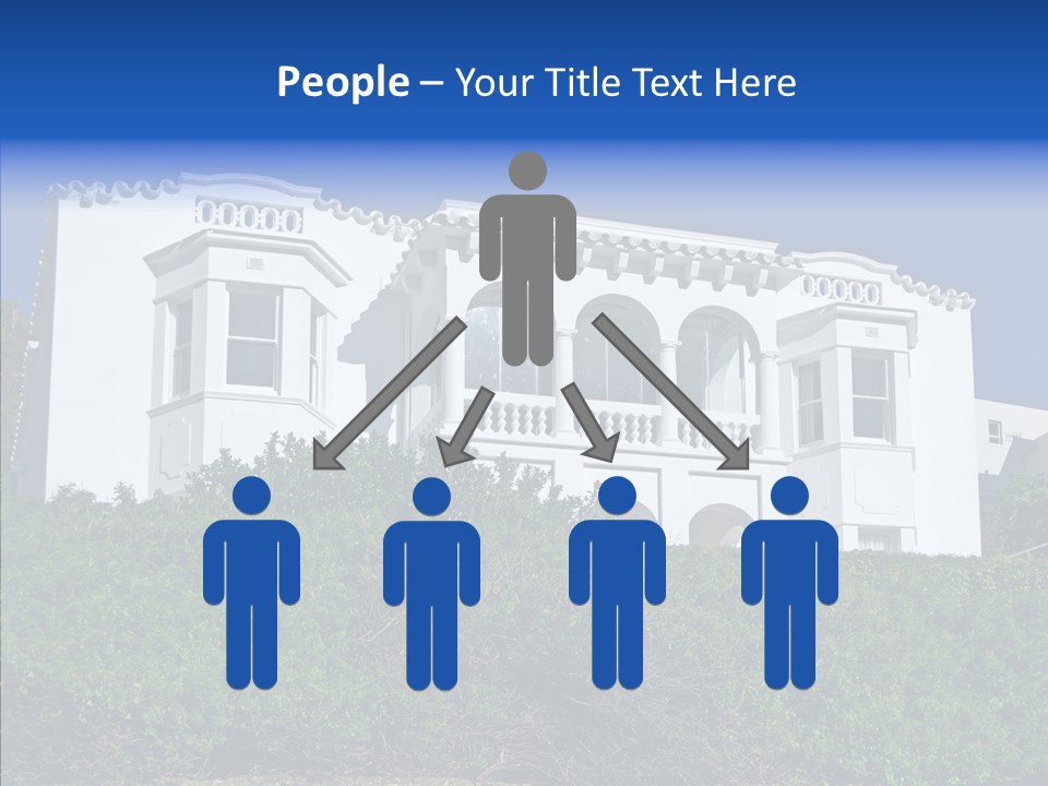 Home Brick Building PowerPoint Template