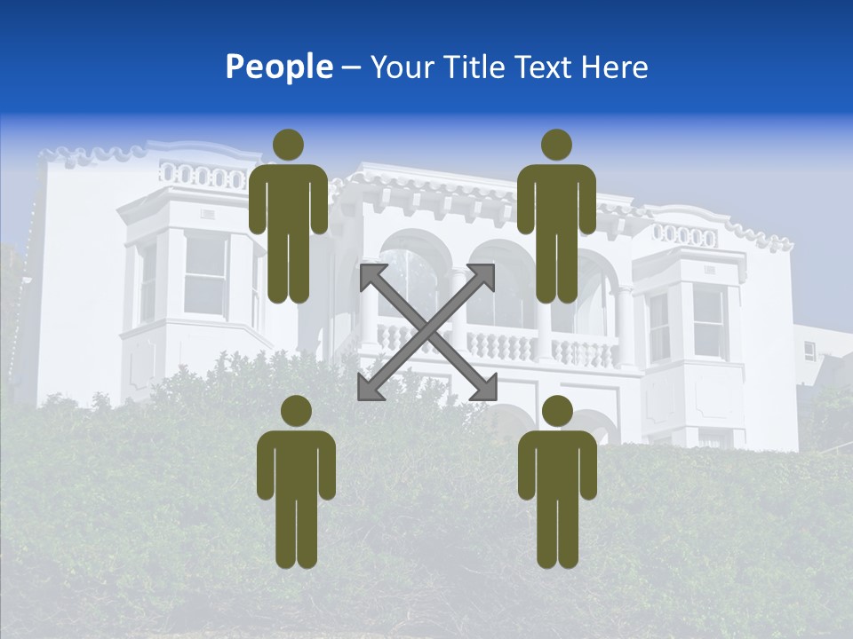 Home Brick Building PowerPoint Template
