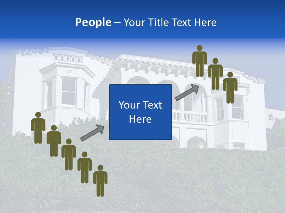 Home Brick Building PowerPoint Template
