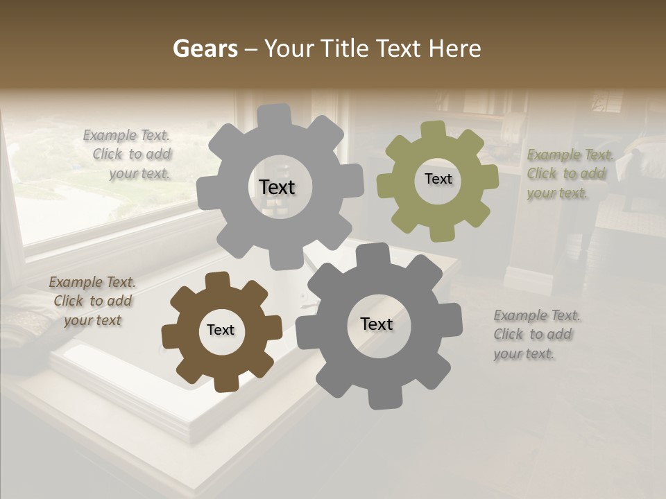 Water Showcase Washing PowerPoint Template