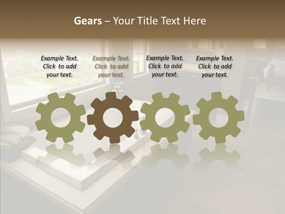 Water Showcase Washing PowerPoint Template