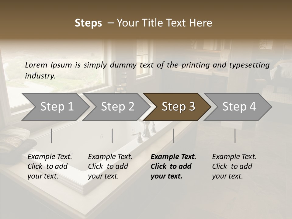 Water Showcase Washing PowerPoint Template