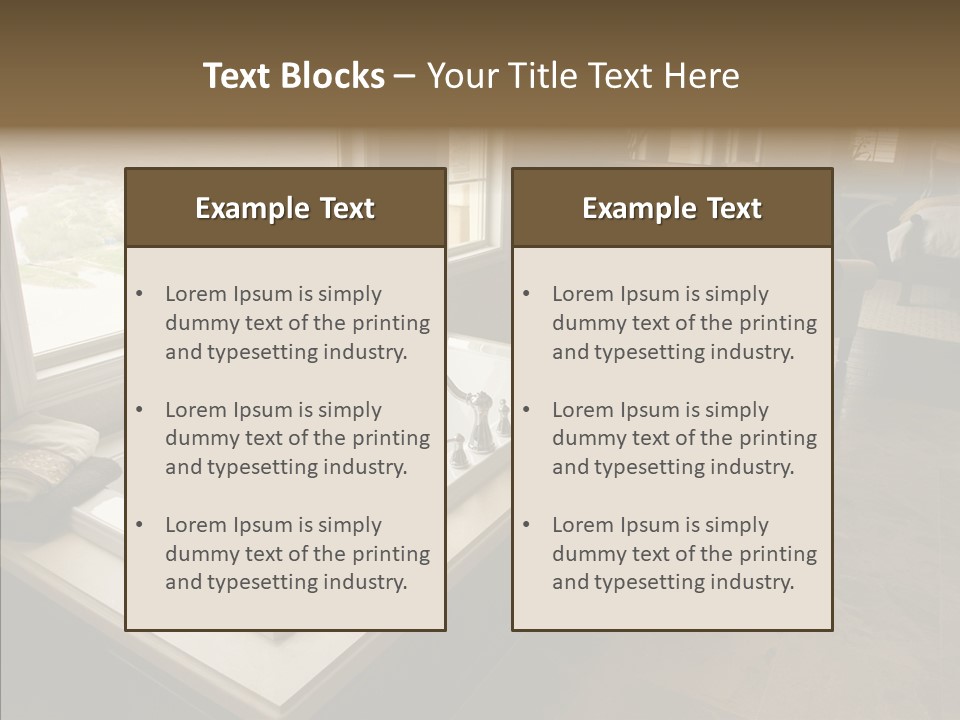 Water Showcase Washing PowerPoint Template