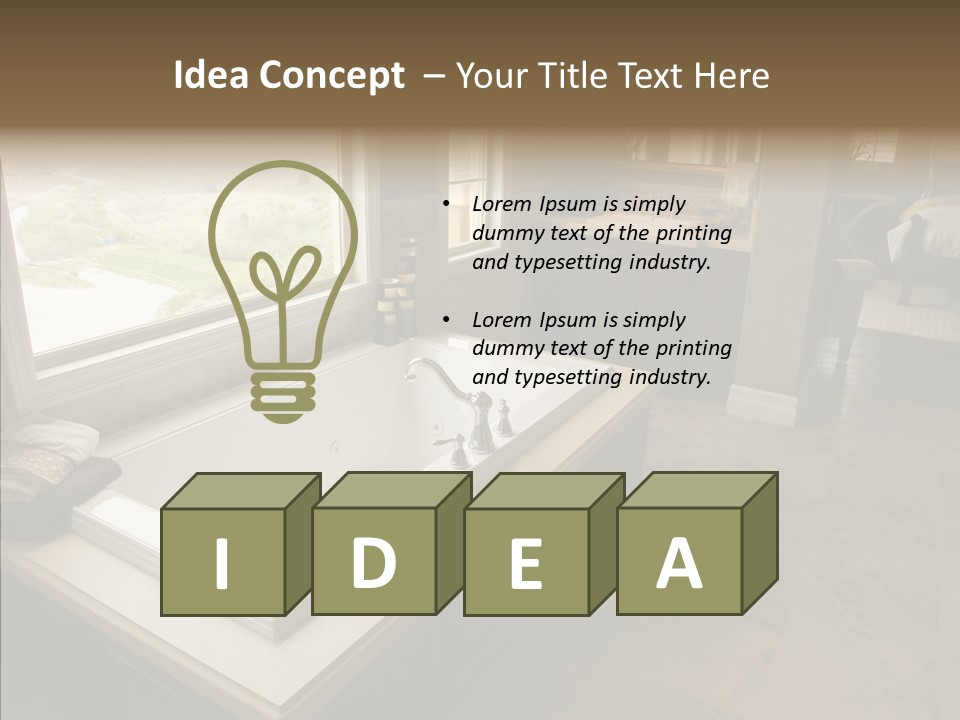 Water Showcase Washing PowerPoint Template
