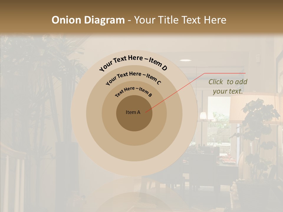 Luxury Home Hallway With Wood Floor PowerPoint Template