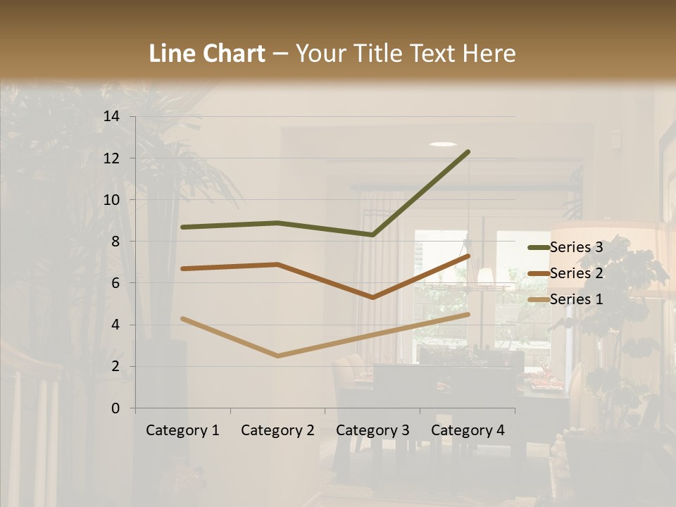 Luxury Home Hallway With Wood Floor PowerPoint Template