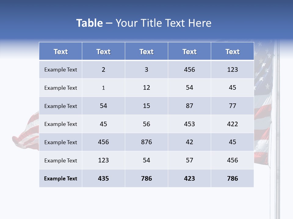 Old Glory Nationalism Pride PowerPoint Template