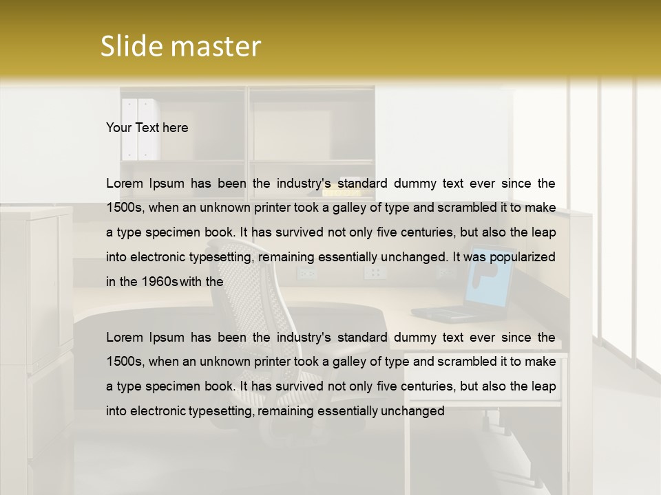 Happy Per On Bu Ine PowerPoint Template