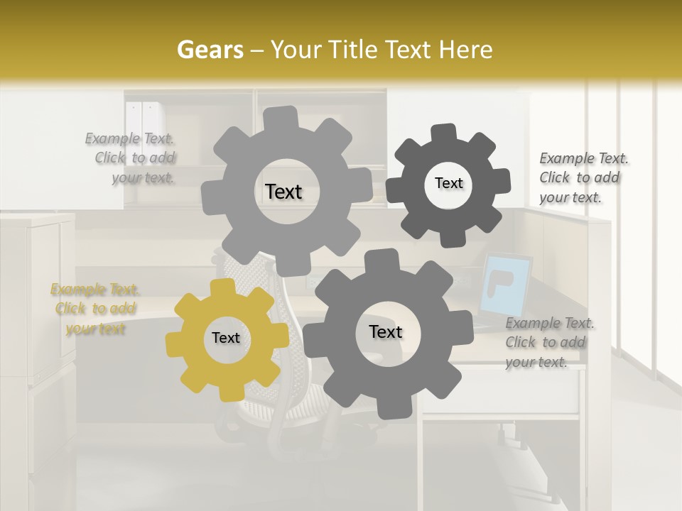 Happy Per On Bu Ine PowerPoint Template