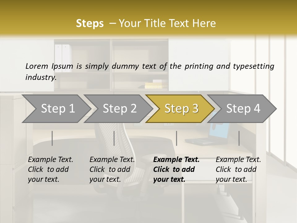 Happy Per On Bu Ine PowerPoint Template