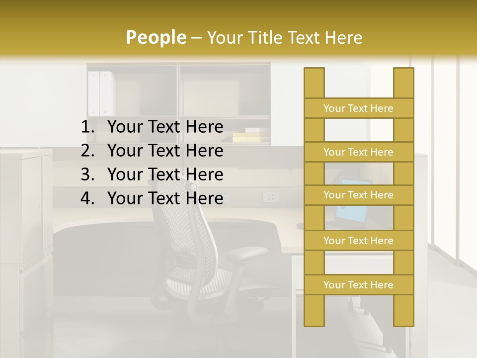 Happy Per On Bu Ine PowerPoint Template