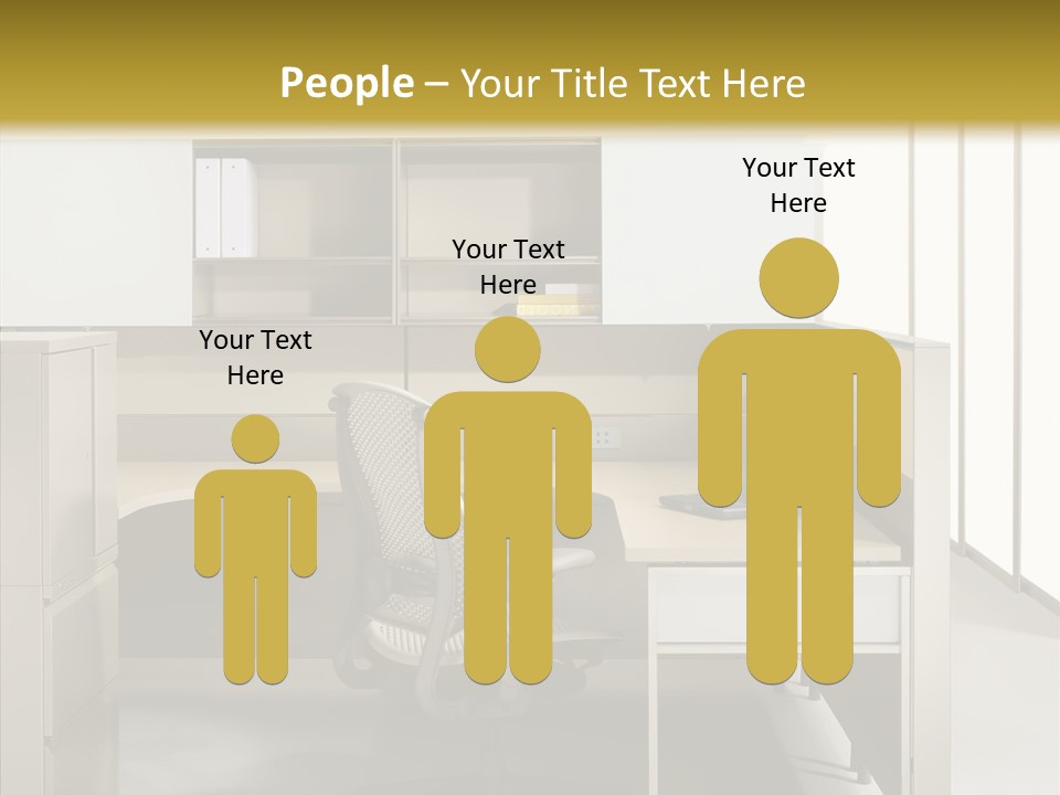 Happy Per On Bu Ine PowerPoint Template