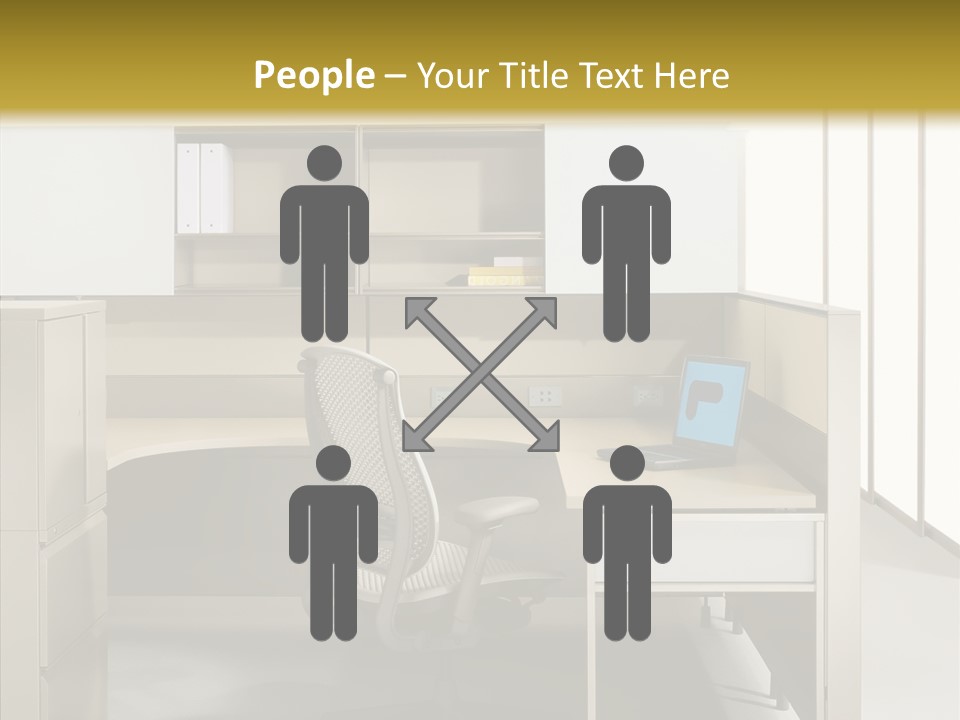 Happy Per On Bu Ine PowerPoint Template