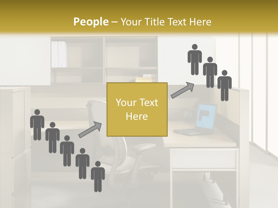 Happy Per On Bu Ine PowerPoint Template