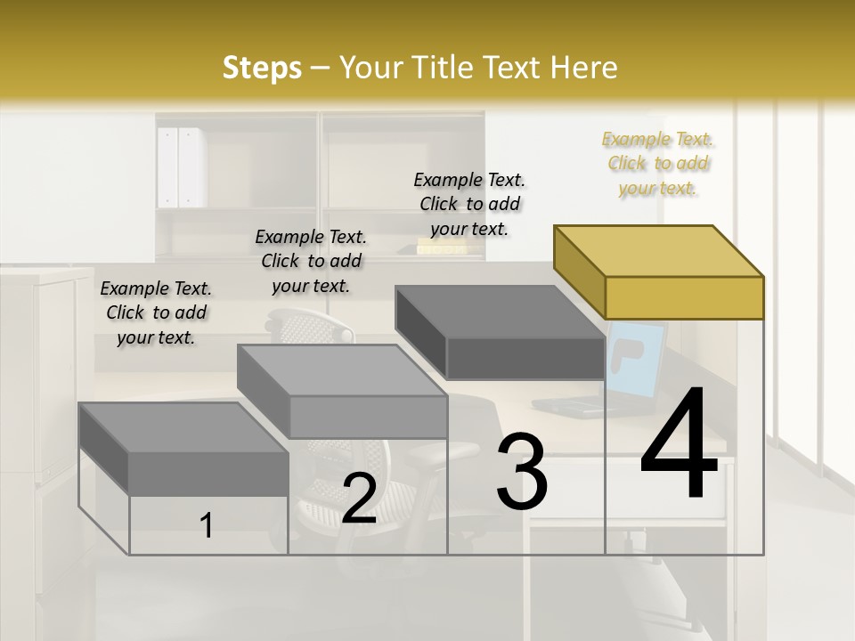 Happy Per On Bu Ine PowerPoint Template