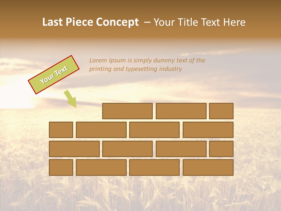 Barley Grain Grass PowerPoint Template