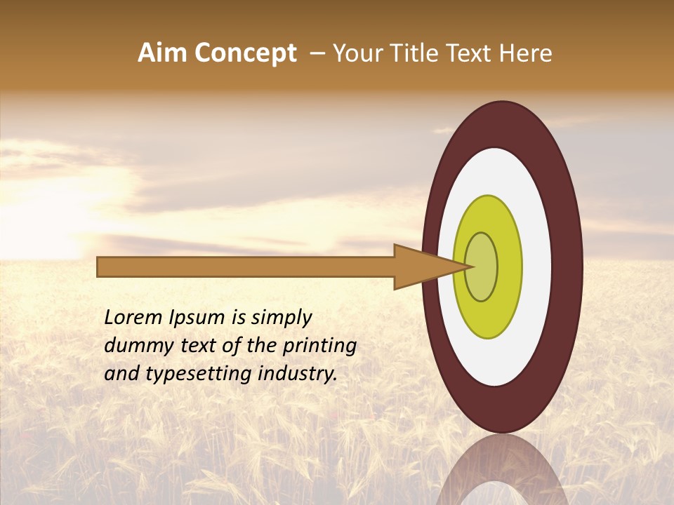 Barley Grain Grass PowerPoint Template
