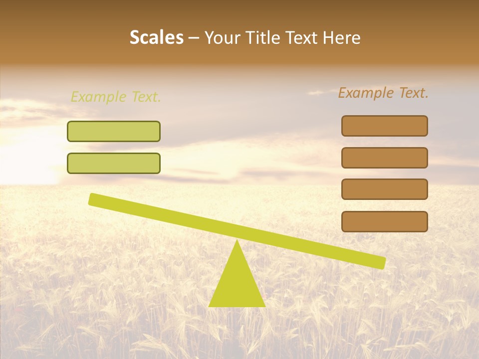 Barley Grain Grass PowerPoint Template