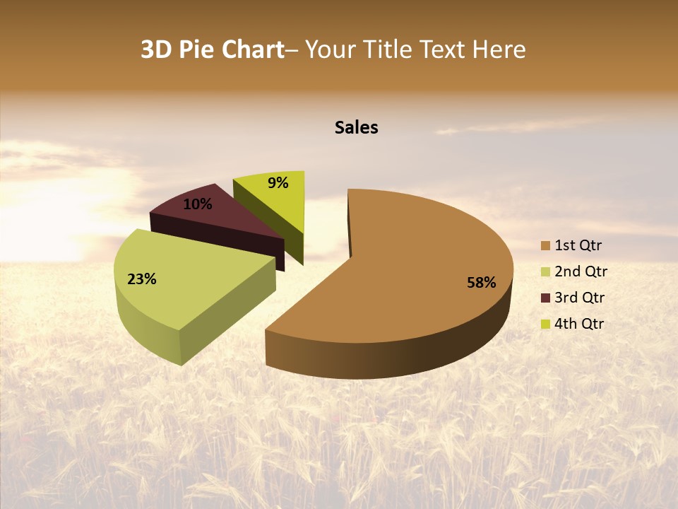 Barley Grain Grass PowerPoint Template