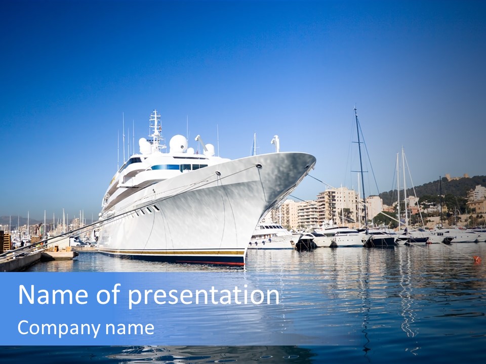 Sea Dock Big PowerPoint Template