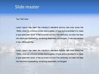 Sea Dock Big PowerPoint Template