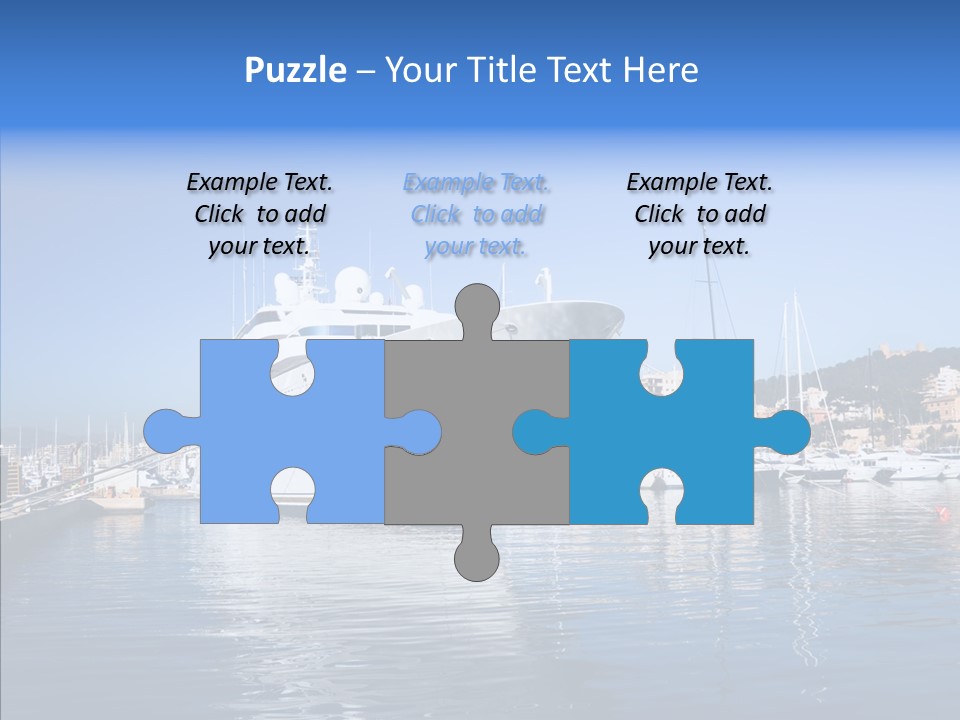 Sea Dock Big PowerPoint Template