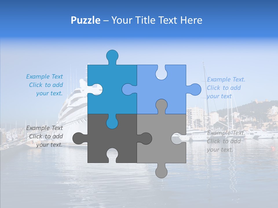Sea Dock Big PowerPoint Template