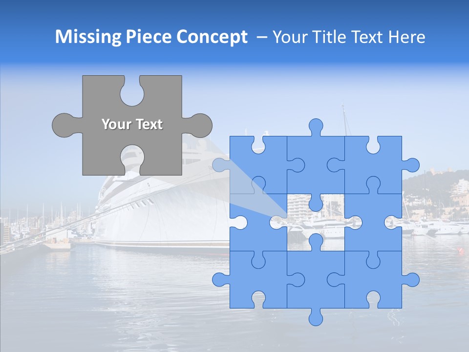 Sea Dock Big PowerPoint Template