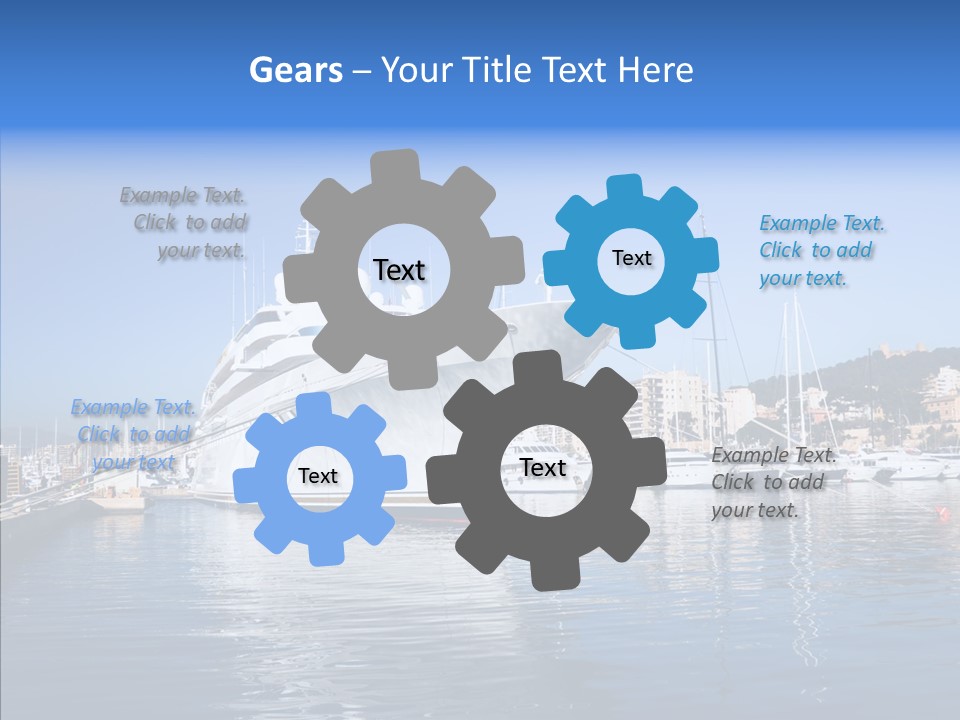Sea Dock Big PowerPoint Template