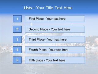 Sea Dock Big PowerPoint Template
