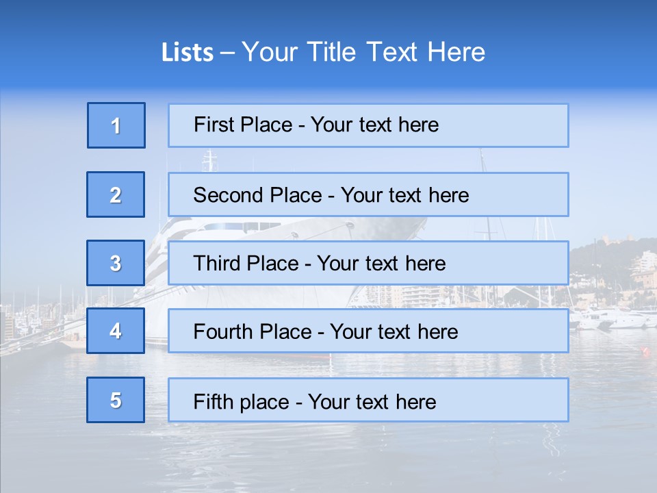 Sea Dock Big PowerPoint Template