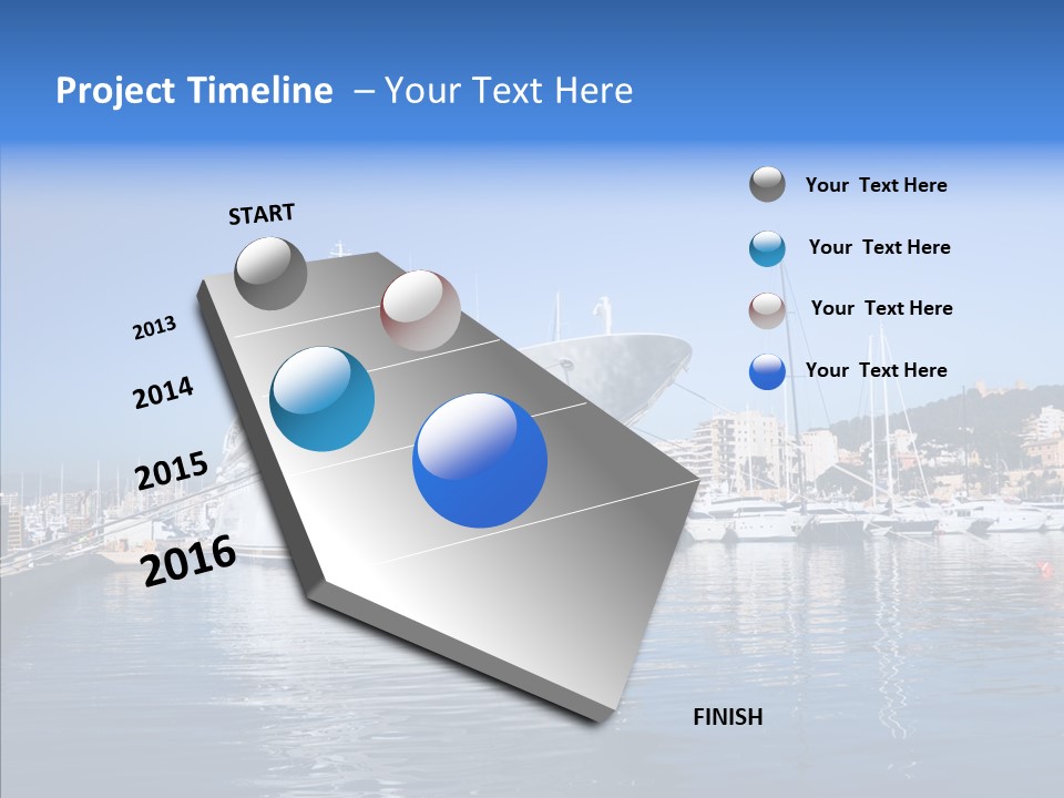 Sea Dock Big PowerPoint Template