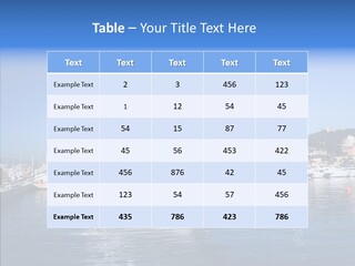 Sea Dock Big PowerPoint Template