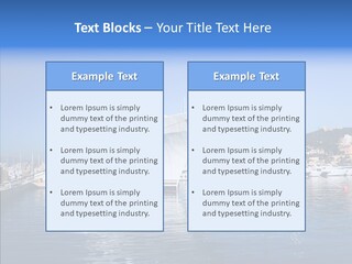 Sea Dock Big PowerPoint Template