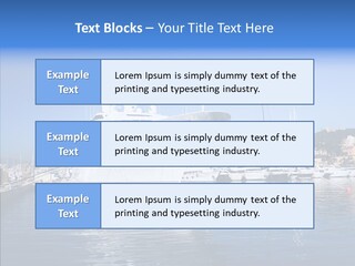 Sea Dock Big PowerPoint Template