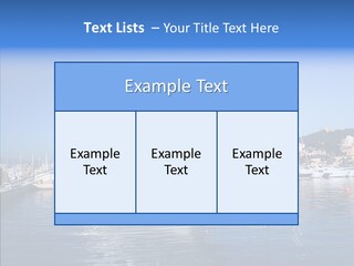 Sea Dock Big PowerPoint Template
